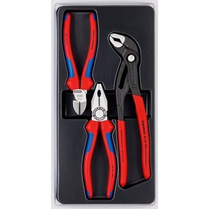 ชุดคีมคุณภาพพรีเมียม KNIPEX รุ่นขายดี 3 ชิ้น แบบขัดเงา ผลิตจากพลาสติกขึ้นรูปทรงลึก - Product Image 3