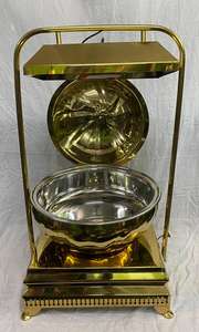 Hand Made Top Selling Stainless Steel Catering Rose Gold Buffet Chafing <b>Dish</b> Restaurant Party Food Warmer Hanging Chafing <b>Dishes</b> - Product Image 2