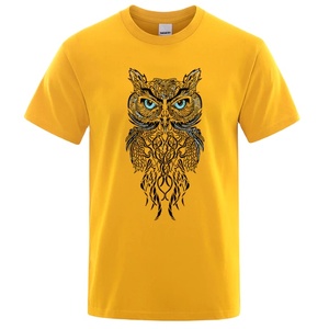 T-shirts imprimés personnalisés pour hommes 100% coton tissu tissé de haute qualité pour un usage régulier décontracté broderie vierge - Product Image 1