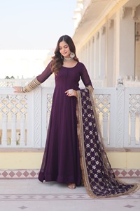 Vestido Anarkali de algodón y rayón para mujer, nuevo diseño, estampado Floral, estilo tradicional, ropa de oficina, fiestas étnicas Kurtis Salwar Kameez - Product Image 2