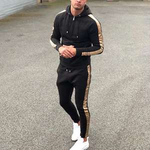 Survêtements de course pour hommes Jogging Streetwear Sweat à capuche Logo personnalisé Survêtement Nouveau design de mode Coupe-vent pour hommes - Product Image 4