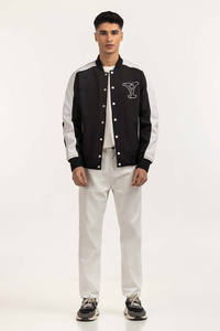 Veste universitaire classique pour hommes Letterman Baseball Bomber College Style vêtements d'extérieur chauds col vers le bas avec bouton - Product Image 6