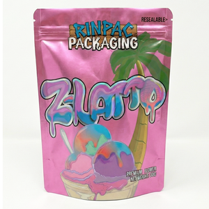 Bolsa de Mylar Mate Personalizada con Cierre en Forma de Cremallera, Impresa y Comestible, de 3.5g, 7g, 14g, con Logotipo Personalizado, Bolsa de Pie para Leche - Product Image 4