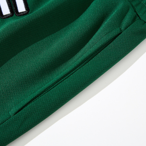 Pantalones cortos de baloncesto verdes personalizados, transpirables, de secado rápido y sublimados, talla XS para niños, patrón de ropa deportiva con logotipo - Product Image 3