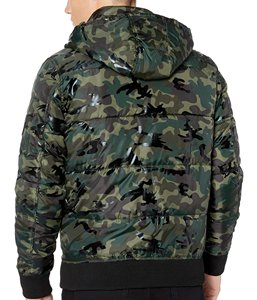 Top Trending Men's Puffer <b>Jacket</b> Breathable Canvas Winter Wear <b>Pattern</b> Decoration Stand Collar Front Soft High Quality Wholesale - Product Image 2