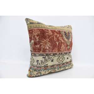 พรมปูพื้นขนาด 28x28 นิ้ว หลากสีสัน สไตล์โบฮีเมียน ทำจากขนสัตว์ วินเทจ ปักลายแบบแพทช์เวิร์ค ทออย่างเป็นมิตรต่อสิ่งแวดล้อม กันลื่น ถอดซักได้ ปิดด้วยซิป - Product Image 3