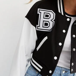 Vestes de baseball pour femmes Offre Spéciale de qualité supérieure fermeture à boutons vêtements d'hiver veste universitaire pour hommes femmes avec logo - Product Image 5