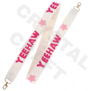 Correa de monedero con cuentas de estrella de los Vaqueros de Dallas, bolso de cuentas de semillas de oro blanco personalizado, correas, accesorios, bolsos, piezas especiales, accesorios - Product Image 6