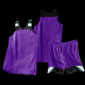 Maillot de basket-ball rouge bleu blanc noir maille de sublimation complète vêtements de basket-ball pour les équipes de clubs - Product Image 5