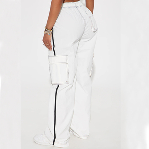 Chaqueta Cortavientos de Alta Calidad para Mujer, Estilo Moderno, Cintura Media Elástica, Corte Holgado, Decoración con Botones, Transpirable 2026 - Product Image 3