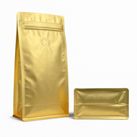 Sac en aluminium refermable de 500g avec valve de dégazage Impression numérique en option pour les cafés Sac d'emballage en grains de café