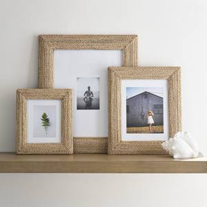 MEJOR VENTA de marcos de fotos de cuerda de algas marinas elegantes de lujo | Marco de fotos de pie ecológico hecho a mano natural para la decoración de la Mesa del hogar - Product Image 5