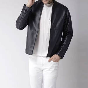 Nouvel arrivage de veste en cuir de vachette véritable de haute qualité pour homme Veste en cuir pour homme à prix raisonnable - Product Image 5