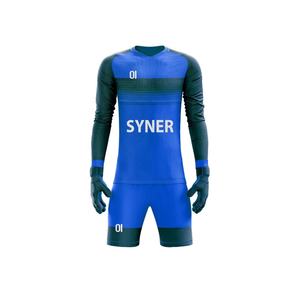 Uniformes de gardien de but personnalisés Ensemble de maillots et shorts sublimés de gardien de but d'entraînement d'équipe pour adultes - Product Image 1