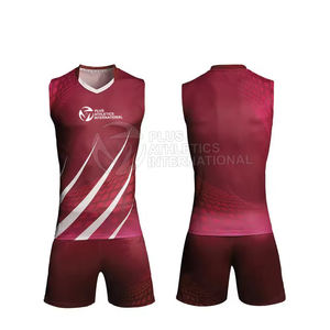 Uniforme de voleibol para mujer, conjunto de Jersey deportivo y pantalones cortos con estilo, uniforme de voleibol para hombre de diseño personalizado - Product Image 2