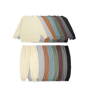 Sudadera con capucha informal de peso pesado con hombro caído de gran tamaño 100% ropa deportiva de algodón Color sólido Tech Fleece chándal parejas sudaderas con capucha - Product Image 1