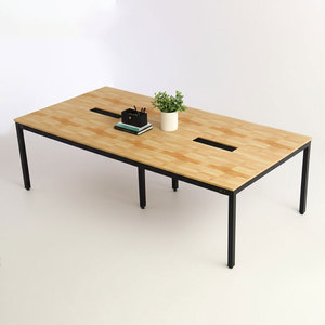 UConcept HBUC048 Modern Minimalist Assembly Conference <b>Table</b> 240x120 <b>Office</b> Furniture Made MDF for School Hotel Conference Room - Product Image 1