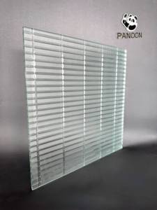 Tấm kính cường lực an toàn 4mm-10mm với hoa văn có rãnh cho trang trí công nghiệp Vách ngăn phòng tắm và cửa ra vào - Product Image 4