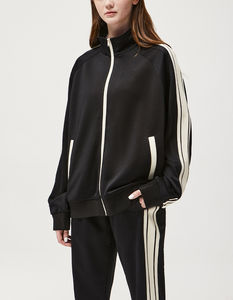 100% survêtement de haute qualité coupe ajustée 2 pièces joggers de sport fermeture éclair personnalisée Style unique imprimé survêtements à rayures latérales pour homme - Product Image 4