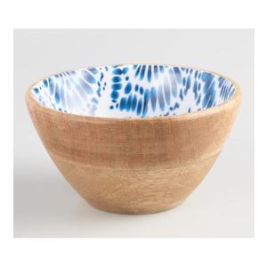 Forma redonda con acabado Natural para utensilios de cocina, vajilla, vajilla, alimentos buenos y seguros, cuencos de madera, impresión hecha a mano - Product Image 2