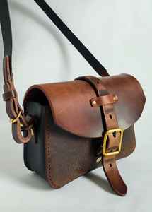 กระเป๋าถือหนังสำหรับผู้หญิงกระเป๋าถือมีซิปแบบฝาปิดดีไซน์คลาสสิกคุณภาพสูง - Product Image 3