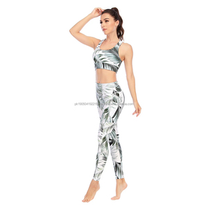 ชุดเสื้อผ้าเล่นโยคะแขนยาว2ชิ้นชุดออกกำลังกายสำหรับยิมชุดออกกำลังกายเล่นยิมไซส์ใหญ่พิเศษออกแบบได้ตามต้องการ - Product Image 5