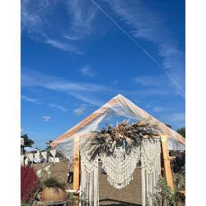 Cortina de Pared Rústica Bohemia, Fondo de Algodón Lujoso para Bodas y Cumpleaños, Tema Indio para Decoraciones y Regalos - Product Image 2