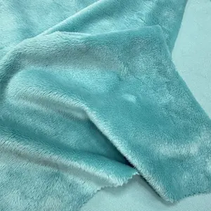 Oeko Tex e GRS certificato tessuto traspirante riciclato peluche velluto tessuto lungo peluche vestiti invernali per la casa tessile