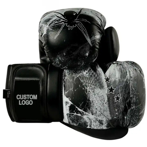 2025 nouveauté conception personnalisée professionnelle gants de boxe en cuir PU 8oz gants d'entraînement en cuir véritable pour scène de Sport en plein air - Product Image 4