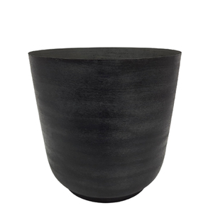 La maceta redonda de Metal más popular con recubrimiento en polvo de Color negro mate para el hogar y el jardín decorativo moderno y elegante - Product Image 6