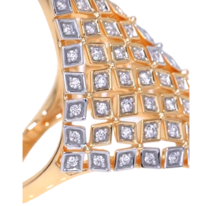 แหวนหมั้นโรสโกลด์สีทอง14K สำหรับผู้หญิงพร้อมเพชรธรรมชาติ10K เครื่องประดับชั้นดีสำหรับงานแต่งงานของขวัญงานปาร์ตี้ - Product Image 2