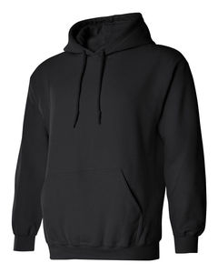 Sweat-shirt à capuche épais pour homme Design noir uni personnalisé Sweat-shirt d'hiver Capuche solide Nouveau Design personnalisé Noir uni - Product Image 6