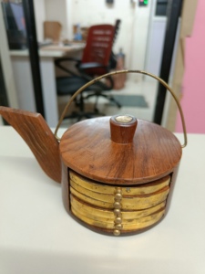 กล่องไม้ขัดเงาและป้ายติดผนังงานตกแต่งที่หรูหราทำด้วยมือ - Product Image 5