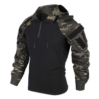 HAN WILD Shirt T-Shirt extérieur Hommes l Shirt Paintball Camping Chasse Vêtements trennd vêtements chemises