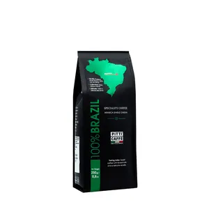 Kopi Italia kualitas tinggi-100% Brasil-tas 500g kacang panggang-campuran kopi BIO-dibuat di Italia-sampel tersedia