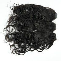 Hot sale Set 3 Bundles black weft <strong>hair</strong> natural wavy High Quality of Vietnamese Raw <strong>Hair</strong> super double drawn quality