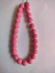 Las cuentas de lava hechas a mano personalizadas en tamaño de 10 mm y más grandes se pueden hacer a medida en sus tamaños - Product Image 3