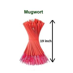 Bâtonnets d'encens de 19 pouces les plus vendus Bâtonnets d'encens naturels à l'armoise Fourniture en vrac (rouge) - Product Image 1