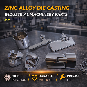Piezas de Maquinaria Industrial de Aleación de Zinc Fundidas a Presión, Certificación ISO 9001, Servicio OEM - Product Image 3