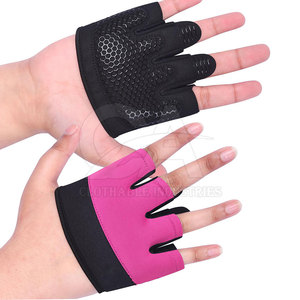 Guantes de Neopreno sin Dedos para Entrenamiento con Pesas y Fitness, Guantes de Neopreno Resistentes con Agarre Antideslizante en la Palma - Product Image 2