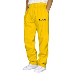 Pantalon de survêtement taille haute en toile extensible confortable pour homme Pantalon de tous les jours avec ceinture élastique et poches braguette à fermeture éclair Taille XL - Product Image 2