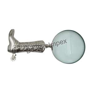Equestrian Style <b>Magnifying</b> <b>Glass</b> Stylish Boot Design Handle Metal Gifts & Crafts High Quality <b>Magnifier</b> <b>Glass</b> Wholesale Price - Product Image 3