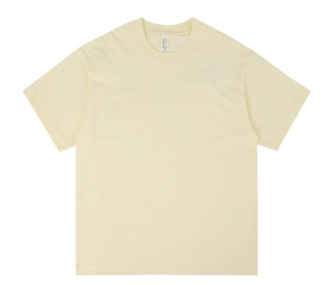 T-shirt en coton uni à manches courtes, surdimensionné, en vrac, poids lourd, impression de logo personnalisée, t-shirt vierge, taille plus, t-shirts pour hommes - Product Image 5