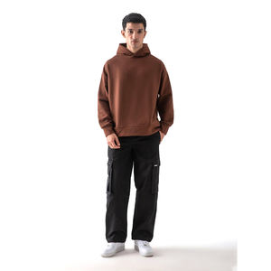Sweats à capuche pour hommes en coton de haute qualité, anti-boulochage, anti-rétrécissement, respirants, doux, personnalisables - Product Image 2