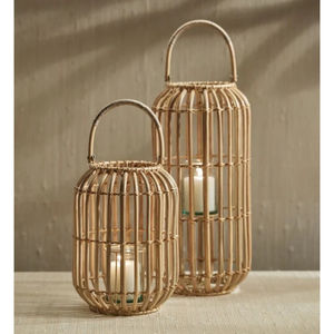 โคมไฟหวายทำด้วยมือสำหรับเทียนเป็นมิตรกับสิ่งแวดล้อมของตกแต่งบ้านสมัยใหม่เชิงเทียนราคาไม่แพง - Product Image 6