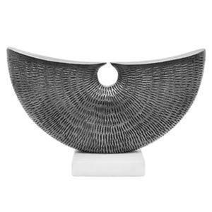 Sculpture abstraite raffinée en laiton et aluminium, art décoratif en métal, statue décorative, figurine en métal pour hôtel, décoration de table à domicile - Product Image 6