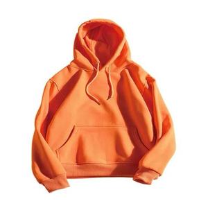 Sudadera con capucha Unisex de lujo personalizada 100% algodón peso pesado de gran tamaño hombro caído invierno hombres forro polar en blanco con logotipo frontal - Product Image 2