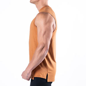 Men's Casual <b>Sleeveless</b> Sunscreen Tank Top <b>Tshirt</b> Loose Cool-Feeling Solid Color Round Collar Light Cotton - Product Image 2