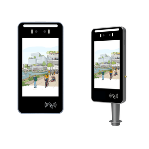 Thinmoo Android 11, Pantalla Táctil Full HD <span class=keywords><strong>de</strong></span> 8 Pulgadas, Resistente al Agua, Reconocimiento Facial, POE, Control <span class=keywords><strong>de</strong></span> Acceso para Exteriores, Aplicación Personalizada, Nube, Local - Product Image 1