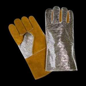 Gants de soudage professionnels résistants à la chaleur longueur du poignet pour le soudage à l'arc Mig Tig utilisation sportive quotidienne main de sécurité industrielle - Product Image 4